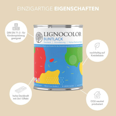 Lignocolor Krétafesték 3 az1-ben Beige