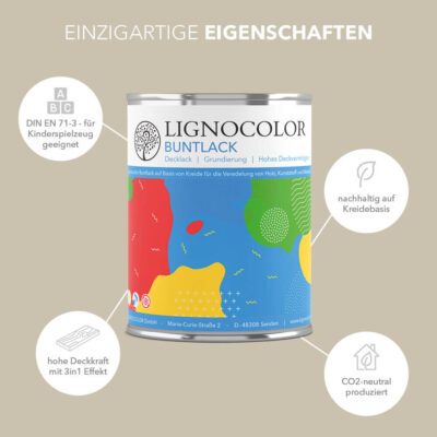 Lignocolor Krétafesték 3 az1-ben Sandcastle